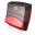 Folded Wiper & Cloth W4 Dispenser - Tork&#174; - Red & Smoke