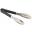 Tongs - All Purpose - Stainless Steel - Part Vinyl-Coated - Black - 23cm (9&quot;)