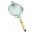 Strainer - Reinforced Double Medium Mesh - Tinned Metal with Wooden Handle - 22cm (8.75&quot;)