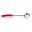 Serving Spoon - Spoonout - Solid  - Stainless Steel -  Red Handle - 6cl (2oz)