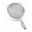 Strainer - Double Fine Mesh with Wooden Handle - Tinned Metal  - 20cm (8&quot;)