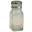 Salt or Pepper Shaker - Nostalgic Square Glass Body - Stainless Steel Top - 60ml (2oz)