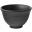 Round Bowl -  Footed - Melamine - Spirit - Black - 42cl (15oz) - 12cm (4.75&#39;&#39;)