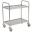 Trolley - Stainless Steel - Flat Packed - 2 Shelves