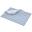 Greaseproof Paper - Oblong Sheets - Blue Gingham Print - 35cm (13.8&quot;)