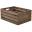Wooden Crate - Dark Rustic Finish - 41cm (12.2&quot;)
