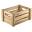 Wooden Crate - Light Rustic Finish - 22.8cm (8.9&quot;)