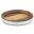 Round Serving Board - Zinc Banded - Acacia Wood - 17cm (6.7&quot;)