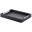 Serving Tray With Metal Handles - Butlers - Oblong - Acacia Wood - Black - 45cm (17.7&quot;)