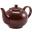 Teapot - Porcelain - Brown - 45cl (15.75oz)