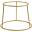 Buffet Riser - Anti-Slip Coated - Round - Gold - 18cm (7&quot;)