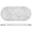 Platter - Oval - Melamine - Marble Effect - Agra - White - 32cm (12.5&quot;)