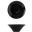 Conical Bowl - Flared - Melamine - Boston - Midnight Black - 12.5cm (5&quot;) - 27cl (9.5oz)