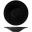 Coupe Bowl - Flared - Melamine - Boston - Midnight Black - 23cm (9&quot;) - 40cl (14oz)