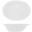 Oval Bowl - Flared - Melamine - Boston - Opulence White - 30.5cm (12&quot;) - 1.7L (60oz)