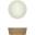 Round Bowl - Melamine - Newhaven - Light Oak and White - 26.5cm (10.4&quot;) - 5L (176oz)