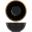 Round Bowl - Melamine - Utah - Copper and Black - 20cm (8&quot;) - 1.2L (42.25oz)