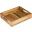 Wooden Serving Or Display Tray - Brown - GN 1/2