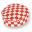 Skull Cap - Large Checkerboard - Red - X Large