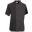 Chefs Jacket - Concealed Stud Fastening - Short Sleeve - Black - Small