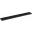 Bar Service Strip with 2 Recesses - Oblong - Rubber - Black - 61cm (24&quot;)