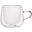Beverage Mug - Double Walled - Handled - Glass - Buddha - 23cl (8oz)