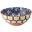 Round Bowl - Cadiz - Blue & Orange - Porcelain - 16cm (6.3&quot;)