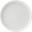 Round Plate - Porcelain -  Raw - White - 25cm (10&quot;)