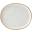 Plate - Oval - Porcelain - Hessian - 21cm (8.25&quot;)