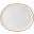 Plate - Oval - Porcelain - Hessian - 29cm (11.5&quot;)