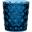 Tealight Holder - Criss Cross - Blue - 6.2cm (2.4&quot;)
