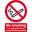 No Smoking It&#39;s Against The Law Sign - Rigid - Red on White - 14.8cm (5.8&quot;)