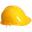 Safety Helmet - High-density Polypropylene - Expertbase - Yellow