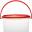 Carry Handle - For Round Food Storage Container - Plastic - Red - 1L