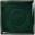 Square Plate - Vesuvius - Burnt Emerald - 27cm (10.5&quot;)