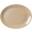 Coupe Plate - Oval - Revolution - Sandstone - 34.25cm (13.5&quot;)