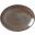 Coupe Plate - Oval - Revolution - Granite - 34.25cm (13.5&quot;)
