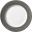 Harmony Plate - Wide Rim - Revolution Edge - Granite - 25.5cm (10&quot;)
