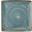 Square Plate - Craft - Blue - 27cm (10.5&quot;)