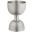 Jigger - Round Bulb & Double Ended - Distressed Steel - 25 & 50ml - NON CE