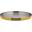 Round Plate - Stainless Steel - Brushed Gold - 23cm (9&quot;)