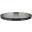 Round Plate - Stainless Steel - Brushed Black - 23cm (9&quot;)