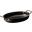 Serving Dish - Oval - Black Vintage Steel - 24.5cm (9.75&quot;)