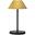 Cordless Lamp - LED - Aruba - Black & Brushed Gold - 23cm (9&quot;)