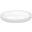 Round Plate - Glass - Asos - White - 21cm (8.25&quot;)