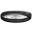 Round Plate - Glass - Asos - Black - 21cm (8.25&quot;)