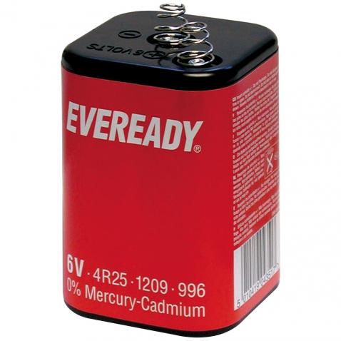 Eveready 1209 6 Volt Lantern Battery [6 Pack]