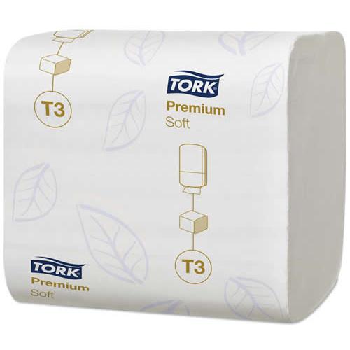 Toilet Paper - Folded - Tork&#174; - Premium - White - 2 Ply