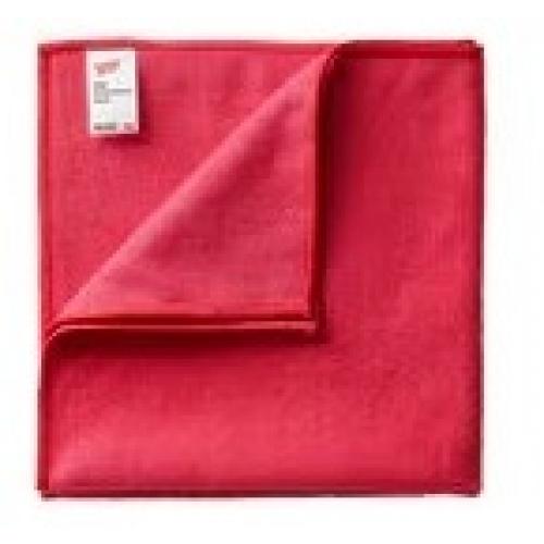 Microfibre Cloth - High Performance - Square - Scotch-Brite&#8482; - 2010 Series - Red - 36cm (14&quot;)