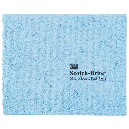 Premium Wiping Cloth - Scotch-Brite&#8482; Micro Duett - Blue - 40cm (15.75&quot;)